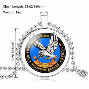 Ly eagle the fraternal order of eagles necklace customize different styles pendant for men and women
