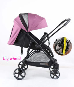 Stroller for baby reversible handle foldable travel stroller big wheel (Actual Photo Details)