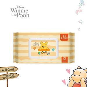 80-Pack Gentle Tear-Free Baby Wipes for Delicate Skin with Pleasant Scents - Hand & Mouth Cleansing Eco-Friendly Paper Tissue