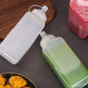 [Dizoey] Bình vắt làm nước sốt 800/1000ml Chai đựng gia vị gia dụng bằng nhựa chống bụi cỡ lớn dùng cho nhà bếp 20 cái