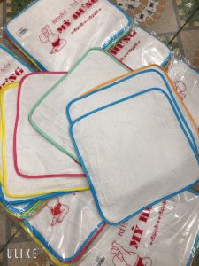 Miếng lót  chống thấm  thay tã cho bé sơ sinh 2 mặt khác nhau loại dày đẹp 30x30cm Combo 10 tấm