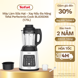 Máy Làm Sữa Hạt - Xay Nấu Đa Năng Tefal Perfectmix Cook BL83SD66 1.75L - Chính Hãng - BH 2 Năm