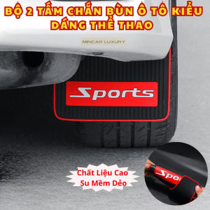 Tấm Cao Su Chắn Bùn Ô Tô Chắn Nước Bùn Đất Văng Lên Xe Và Văng Lên Các Xe Khác [Tặng Kèm Ốc Vít]