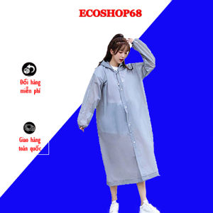 Áo mưa người lớn EcoShop68 áo mưa Măng Tô chống nước chống thấm cao cấp 2022 ( HÀNG MỚI VỀ HOT ) Chất liệu EVA