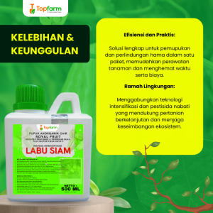 Pupuk Pestisida Topfarm / Pupuk Labu Siam Berbuah Lebat / Pupuk Booster Labu Siam / Obat Semprot Labu Siam / Obat Hama Labu Siam / Obat Daun Keriting Labu Siam / Obat Hama Buah Labu