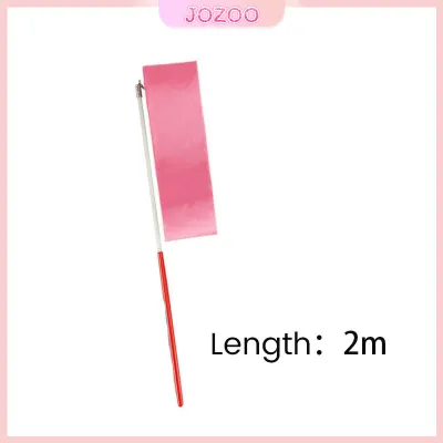 Jozoo Colorful Dance Ribbon Art Gymnastic Gym Ribbons Ballet Streamer Twirling Rod Stick For Training