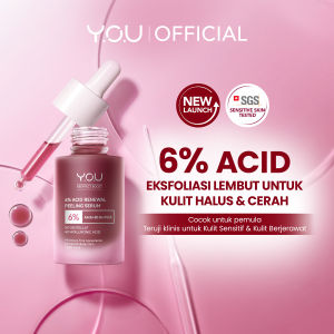 YOU 6% ACID RENEWAL PEELING SERUM | AHA BHA PHA | Serum Eksfoliasi Untuk Kulit Cerah dan Halus