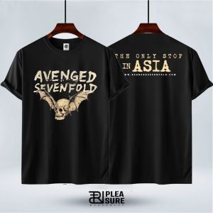 Casual Original Avenged Sevenfold Tshirt - The Only Stop In Asia