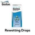 Bausch & Lomb Boston Rewetting Drops (10ml) for RGP Contact Lenses. 