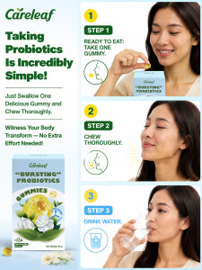 Probiotic Gummies Digestive Care Chewable Supplement Gut Health Support