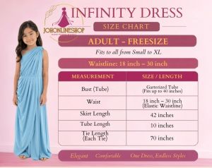 Sky Blue Infinity Dress for Casual Events