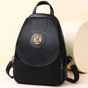 2026 High Quality Leather Large Capacity Backpack Luxury Famous Designer Brand Backpacks Fashion Travel Book Bag Sac A Dos2026
