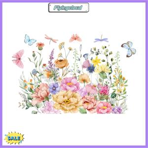 Follow Get New[FlyingC] Various Green Plants Flowers Wall Sticker Bathroom Toilet Decor Decals Living Room Cabinet Home Decoration Self Adhesive Mural