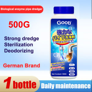 【100% Effective】500G Japan Pipe Cleaner Clogged Remover Strong Dissolution of Blockages for Toilets Sinks Bathtubs Floor Drains Vegetable SinksDrain Cleaner Dredging Agent Baradong Toilet Bowl Sink Cleaner