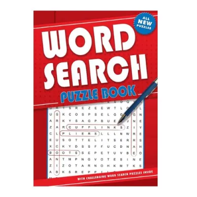 Wordsearch Puzzle Book Pink/Blue/Red/Purple Cover (Alligator)