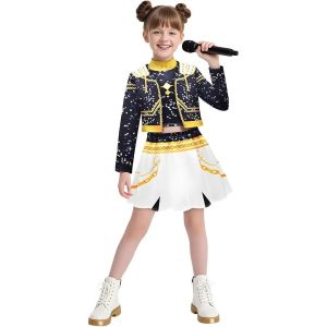 LYMEDIA Mira Cosplay Kpop Demon Hunters Costume Kpop Group Idol Rumi Cosplay Fancy Dress Cosplay  Costume Set Girls