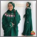 Mukena Terusan Dewasa Bordir Kalung Mukenah Terusan Rayon Jumbo Mukena Lajuran Traveling Cantik. 