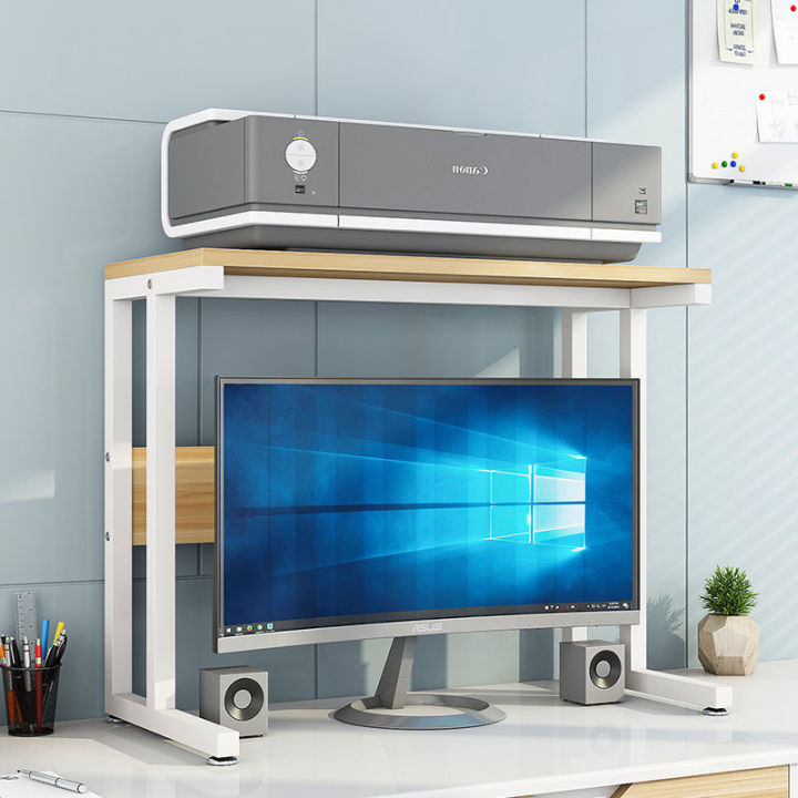 Printer rack, computer elevated rack, office computer display rack ...