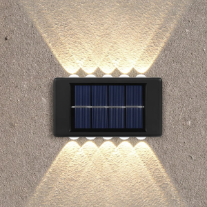 10 LED Outdoor Solar Decorative Lights Tent Lights Pathway Night Lights Waterproof Street Garden Decorative Lighting Wireless Solar Charging Light Sensor Automatic Switch