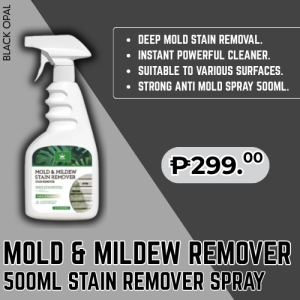 Best Seller POWERFUL MOLD AND MILDEW STAIN REMOVER (500ML) | Multi-Surface Mold & Mildew Cleaner Spray | Instant Deep Cleaning Mold Stain Remover | Continuous Mold Removal | Eliminate Dead Corners Of Mold | For Bathroom Tiles and Walls | Mold Spray 500ML