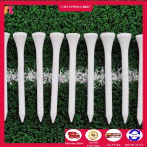Tee golf gói 10 chiếc chất gỗ xịn dài 7cm [ GOLF SUPERMARKET ]