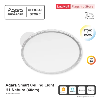 Aqara Smart Ceiling Light H1 Nebula (40 cm) Works with Apple home