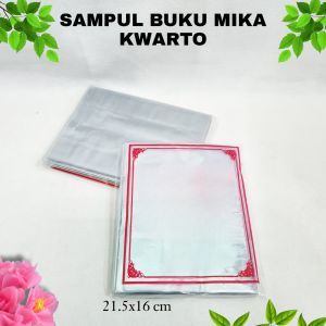 SOS Sampul Buku Mika Kwarto/kecil (10lb) / Sampul Buku