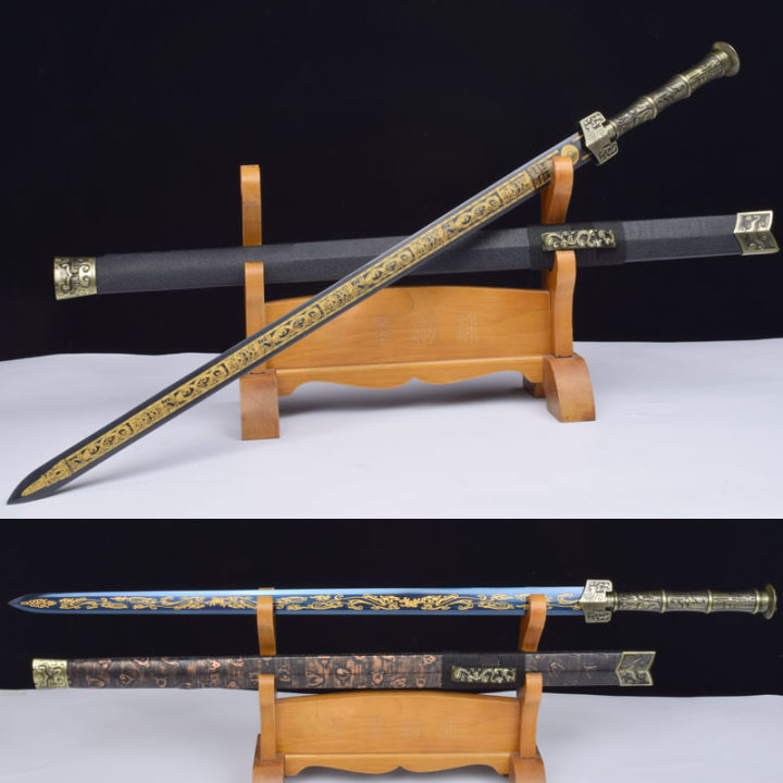 Longquan Town House Long Sword Manganese Steel Integrated Sword Gu Jian ...