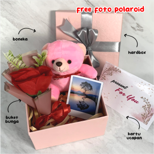Kado Ulang Tahun Cewek Hampers Ultah Pacar Cewek Hadiah Anniversary Kado Valentine Premium Aesthetic Mewah Boneka Gift Box Cewek Lucu