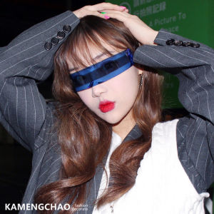 CLIBER COD Fashion Futuristic Sunglasses Men Women Festival Funny Sunglass Wrap Around Monob Costume Party Mask Novelty Glasses