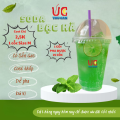 Soda Bạc Hà (1 gói 500gr) Soda UC, Nước Uống Giải Khát Có Sẵn Gas, Không Cần Siro và Nước Có Gas, Đủ Vị, Thơm Ngon, Dễ Pha. 