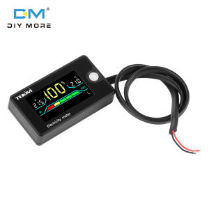 Diymore DC 8-100V LCD kỹ thuật số điện áp và điện chỉ số phổ quát cho ternary/Lithium sắt/axit pin với hiển thị nhiệt độ