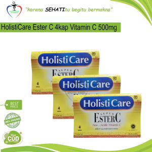 HOLISTICARE SUPER ESTER C STRIP ISI 4 TABLET