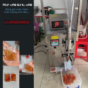 Máy đóng gói nước mắm có tỏi ớt nước tương dạng lỏng