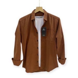 Kemeja Polos Pria Katun Twill Lengan Panjang Kemeja Kekinian anti gerah anti panas