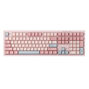 AULA S102 100% Full Size Layout Wired Only Membrane Gaming Silent Keyboard with Number Pad & RGB Backlight for PC/Game/Office2026