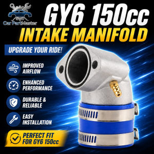 30mm Carburetor Intake Manifold Pipe Carb Adapter Fit GY6 150cc ATV Scooter