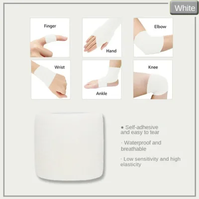 GOOTRADES Self Adhesive Self Adhesive Bandage Elastic Elastoplast Elastic Bandage Finger Tape Prevent chafing Colorful Athletic Bandage Knee