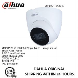 Dahua 2MP/8MP IR Full-color Eyeball Network Security Camera Wired Outdoor Weatherproof IP Camera