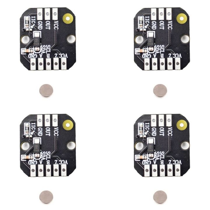 2er-Pack MT6701 Magnetischer Encoder – PWM/ABZ-Schnittstelle, 1024 Leitungen, Ersatz Für AS5600, Bürstenloser Motor
