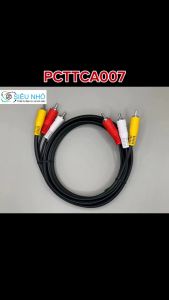 Dây AV 6 đầu bông sen dây cáp âm thanh chất lượng cao 1.8M 3.6M tín hiệu cực chuẩn