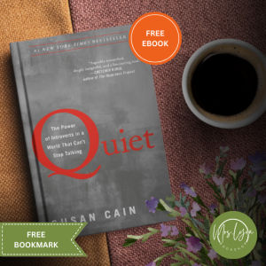 Quiet by Susan Cain (paperback) w/ Free Ebook and Bookmark