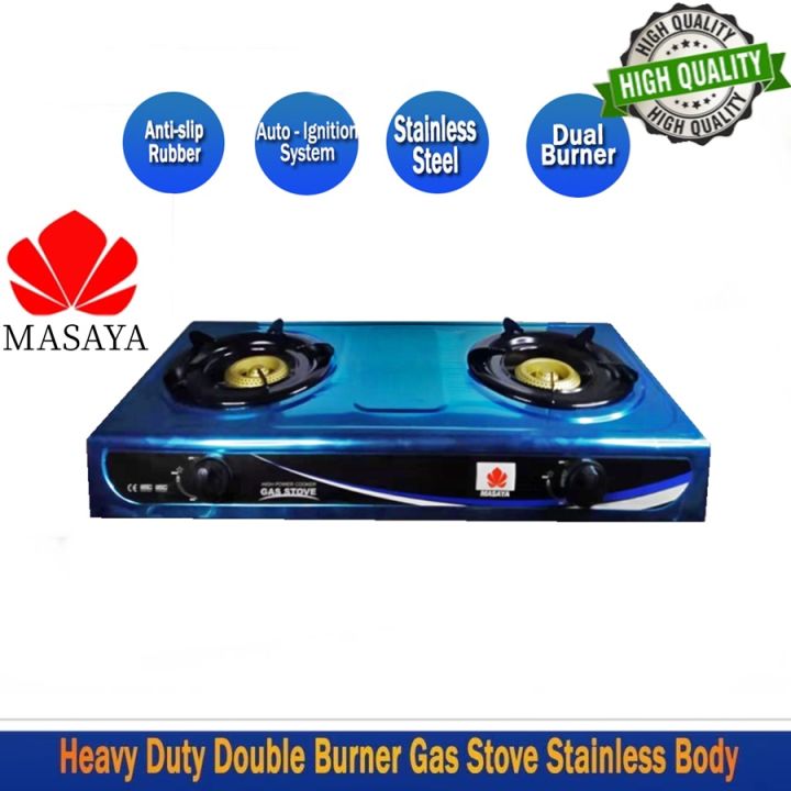 Brand Gas Stove Heavy Duty Double Burner Single Burner Home Gas Stove