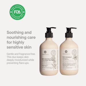 Dermtropics Soothing Duo – Wash + Lotion | Calming Daily Care for Dry Sensitive Skin