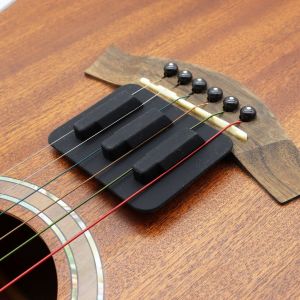 Amazthing Silicone Guitar Mute Silencer (Black) 吉他消音器