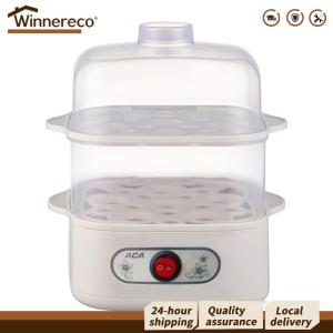 【Winnereco】 เครื่องนึ่งอาหารอัตโนมัติแบบหลายชั้นสำหรับไข่และผัก ขนาดกะทัดรัด พกพาสะดวก เหมาะสำหรับครัวและการเดินทาง