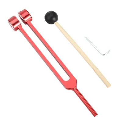 CHENJIE Healing Chakra 128 Hz Tuning Fork Set Sound Therapy Aluminium Alloy Bio-Acoustic Tuning Fork Professional Portable Tuning Fork 128 Hz Tuner Sound Nstruments