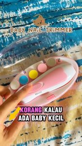 🇲🇾𝐑𝐄𝐀𝐃𝐘 𝐒𝐓𝐎𝐂𝐊🇲🇾 6 In 1 Electric Baby Nail Trimmer Pedicure & Medicure Baby Nail Clipper Grooming