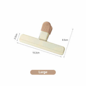 2PCS Food Bag Clips Large Chip Bag Clips Plastic Bag Clips for Food Storage with Air Tight Seal Grip