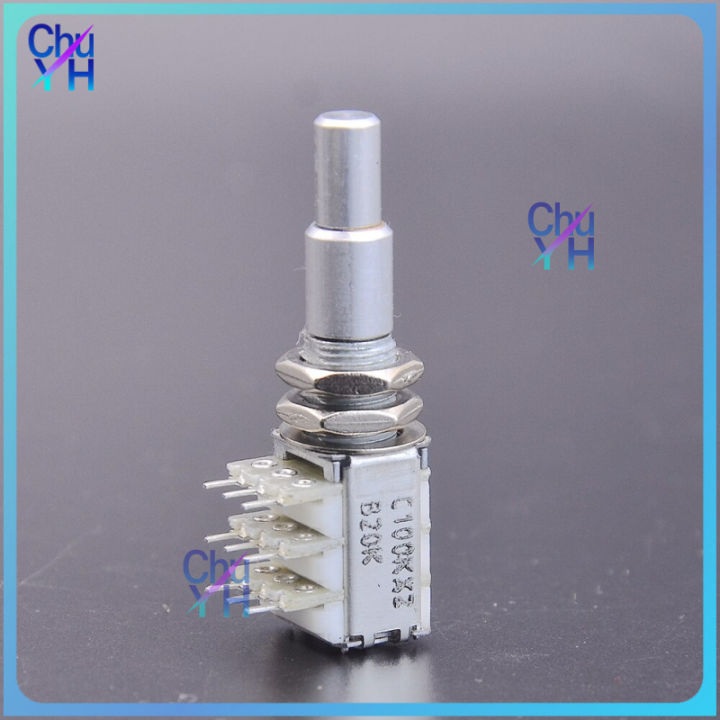 [ChuYH] 1 Piece C100K X 2 + B20k Stacked Dual Concentric Potentiometer ...